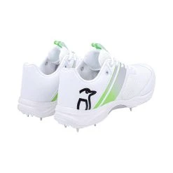 Kookaburra KC 3.0 Cricket Spikes - Senior -GRAY-NICOLLS Shop 3R2316 KC3.0 Green Spike Angle Rear