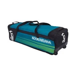 Kookaburra 4500 Wheelie Bag 6 Kookaburra 4500 Wheelie Bag -GRAY-NICOLLS Shop 3S231104 4500 wheelie green back