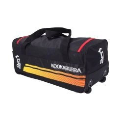 Kookaburra 9500 Wheelie Bag -GRAY-NICOLLS Shop 3S231111 9500 wheelie yellow back