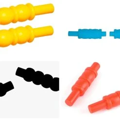 Martin Berrill Sports Plastic Cricket Bails - Set Of Two Bails