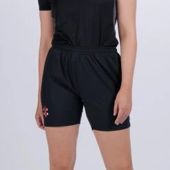 GRAY-NICOLLS Gray Nicolls Velocity Ladies Shorts -GRAY-NICOLLS Shop CCGC22ClothingShortsVelocityLadiesBlack1Front