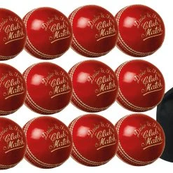 Dukes Club Match Senior Red 12 Pack With Ball Bag