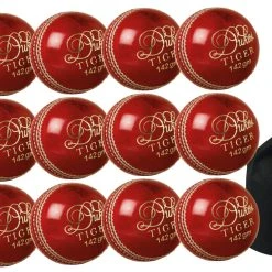 Dukes Tiger Junior Red 12 Pack With Ball Bag