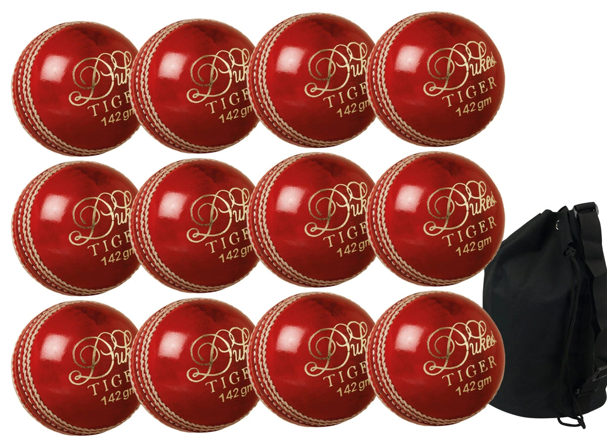 Dukes Tiger Junior Red 12 Pack With Ball Bag 1 Dukes Tiger Junior Red 12 Pack With Ball Bag