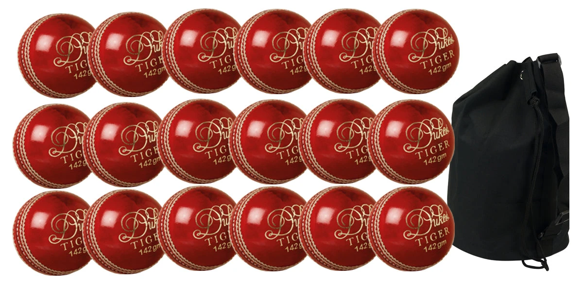 Dukes Tiger Junior Red 18 Pack With Ball Bag 1 Dukes Tiger Junior Red 18 Pack With Ball Bag