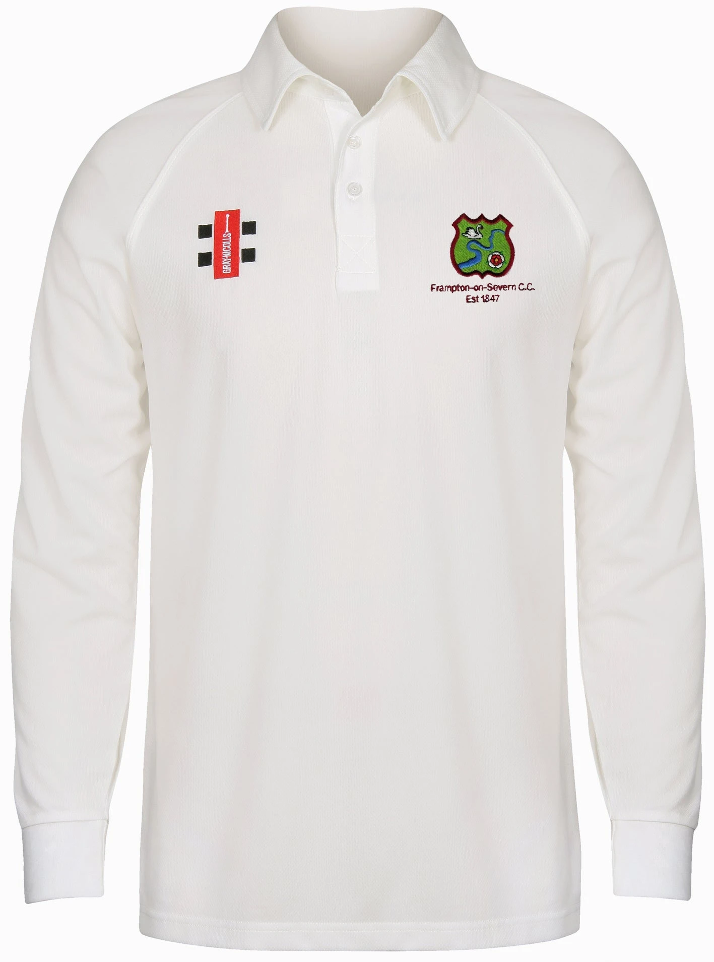 GRAY-NICOLLS Frampton CC Matrix V2 Long Sleeve Senior Cricket Shirt 1 GRAY-NICOLLS Frampton CC Matrix V2 Long Sleeve Senior Cricket Shirt