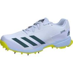 Adidas 22YRDS Full Cricket Spike 9 Adidas 22YRDS Full Cricket Spike -GRAY-NICOLLS Shop H67480 FTW virtual side lateral left white