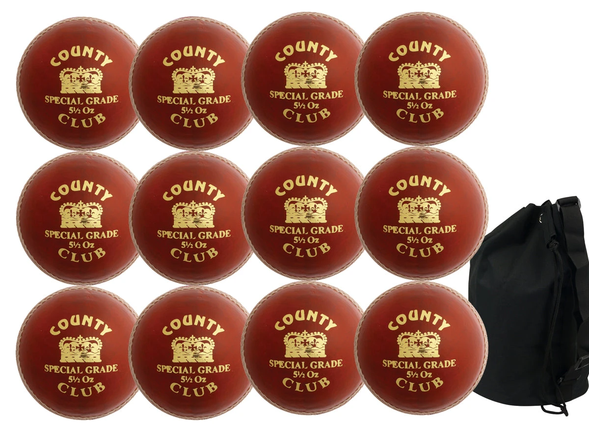 Hunts County Club Ball Twelve Pack With Ball Bag