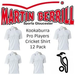 Kookaburra Pro Players Cricket Shirt 12 Pack With Logo
