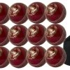 Martin Berrill Sports MBS Glory Cricket Ball 12 Pack With Ball Bag