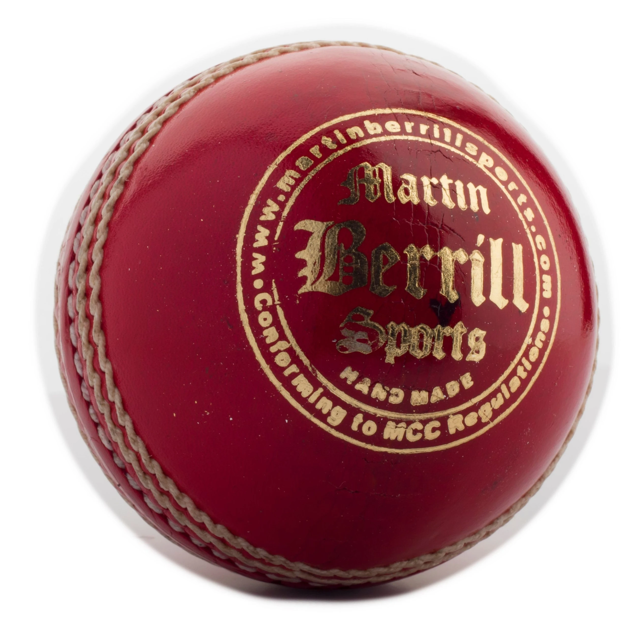 Martin Berrill Sports Supreme Crown Cricket Ball 3 Martin Berrill Sports Supreme Crown Cricket Ball - Image 3
