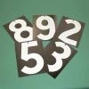 R J Hill Engineering Whole Number Plates (9 X 12)