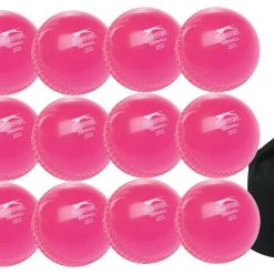 Slazenger Airball Junior Pink 12 Pack With Ball Bag