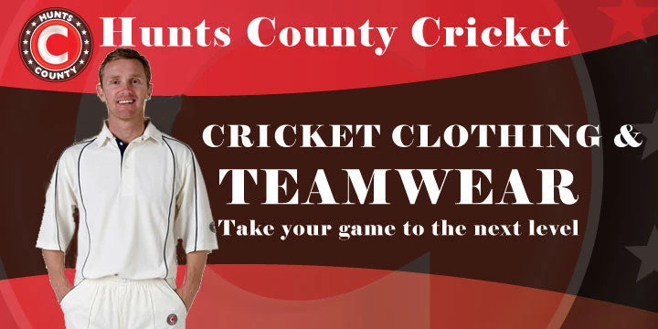 Hunts County Active Cricket Shirt (12 Pack) Including Club Logo 1 Hunts County Active Cricket Shirt (12 Pack) Including Club Logo