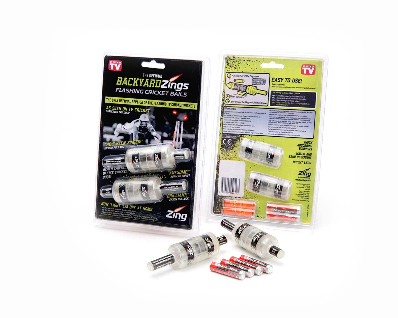 Backyard Zings - Flashing Cricket Bails 2 Backyard Zings - Flashing Cricket Bails - Image 2