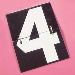 R J Hill Engineering Telegraph Number Plates 1-4